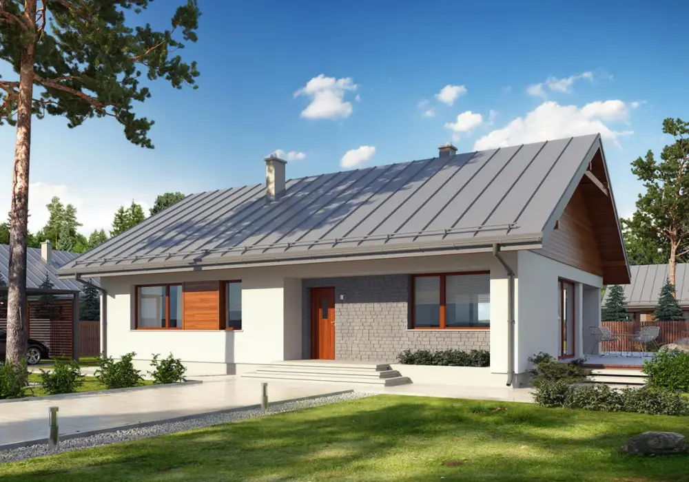 Projekt domu Endo drewniany: nowoczesny i energooszczędny dom