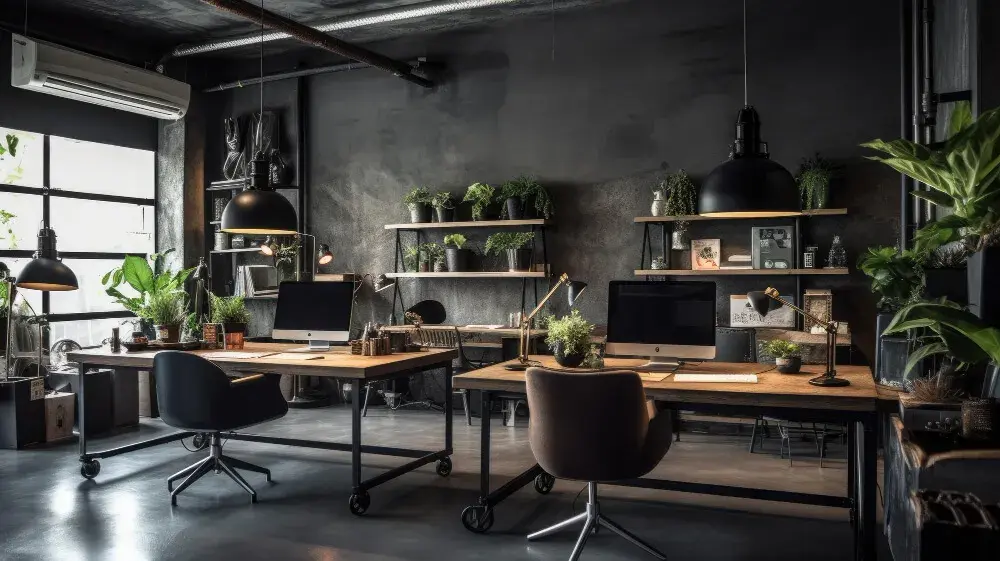 Jak urządzić biuro w stylu industrialnym: 5 kluczowych elementów