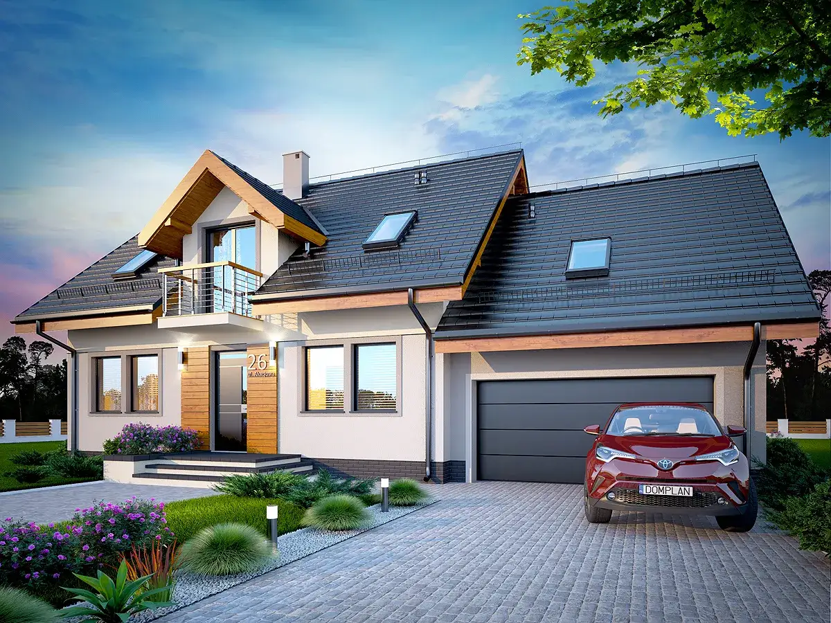 Zdjęcie Karmelita Modern 2M: Kosztorys i Szczegółowa Wycena Budowy Domu