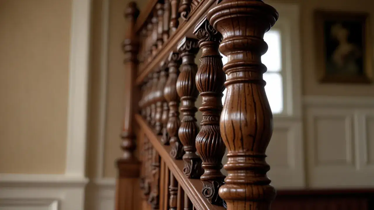 Zdjęcie Tralki drewniane toczone: stylowy element balustrad - Wybór i rodzaje