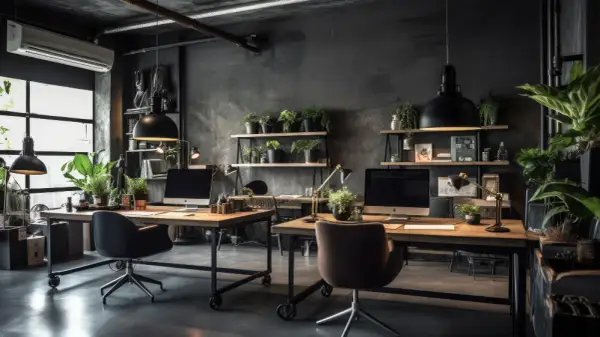 Jak urządzić biuro w stylu industrialnym: 5 kluczowych elementów
